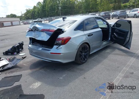 2025 Honda Civic Sport/Sport Touring from USA, damaged, VIN 2HGFE4F83SH317352